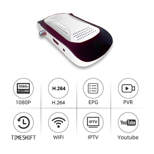 OURSTONE H.264 Decoder FHD 1080P FTA DVB S2 Mini Multiple Programs Satellite Receiver <strong>Support</strong> USB WiFi Dongle <strong>STB</strong> - Product Image 5