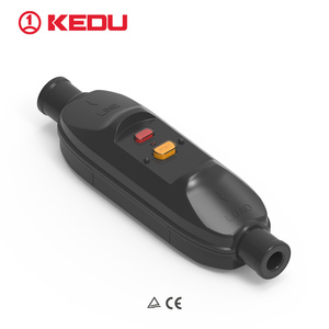 KEDU PD22B InLine PRCD 220-250V 16mA/20mA güvenlik GFCI dahili TEST ve sıfırlama düğmeleri - Product Image 1