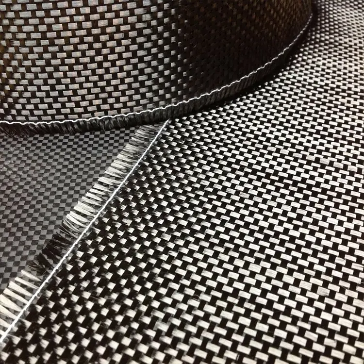 Twill And Plain 200Gsm 12K 3K 6K Ud Prepreg Fiber Cloth Roll Carbon Fibre Fabric