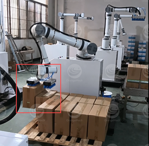 Sistema de paletizado robótico completamente automático Robot de paletizado de carga y descarga para contenedor