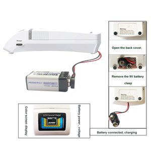 Çok fonksiyonlu pil şarj cihazı 4 in 1 lityum pil voltaj aralığı için 1.2 V-9V çok fonksiyonlu DC trafo - Product Image 4