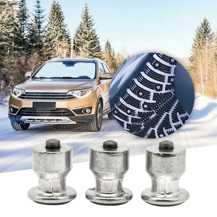 Tacos de JX8-10-2 de carburo de tungsteno para neumáticos de coche, Perno para nieve