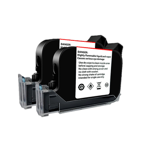 TIJ 12.7mm Manual Handheld Inkjet Printer Screen <strong>Printing</strong> <strong>Coding</strong> Machine Refilled Black <strong>Ink</strong> HP 2580 for Solvent Tube Printer - Product Image 4