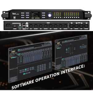 Nuoxun Audio Professional 4 <strong>Input</strong> 8 Output 96K Dsp Fir signal Processors for pa System - Product Image 4