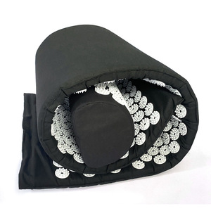 Foldable Magnetic Elongated Acupuncture <strong>Shakti</strong> Massage Mat Custom Needles <strong>Yoga</strong> Mat Set With Massage Ball - Product Image 5