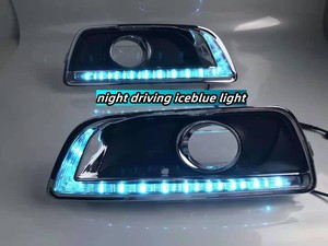 MRD สำหรับ Chevrolet MALIBU 2012 2013 2014 201ไฟวิ่งกลางวัน DRL ที่มีสัญญาณไฟเลี้ยวสีเหลืองและไฟสีฟ้าน้ำแข็งสามฟังก์ชั่น - Product Image 2