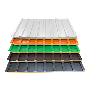 Fireproof Waterproof PU <strong>Sandwich</strong> <strong>Panel</strong> Roof Price Standing Seam Insulated <strong>Aluminum</strong> Roof <strong>Panels</strong>