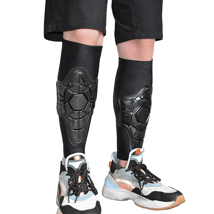 Nuovo arrivo Logo personalizzato Mountain Bike parastinchi protezione gamba polpaccio calcio parastinchi per adulti e bambini