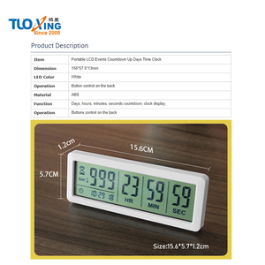 Mini Display LCD portatile da tavolo 999 giorni eventi Planner promemoria timer digitale programmabile timer conto alla rovescia LED - Product Image 3