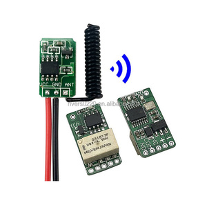 433 DC3.7V V 5V 4.5V 9V รีโมทคอนโทรล7.4 Mhz เครื่องส่งสัญญาณ RF พร้อมตัวรับสัญญาณสวิตช์ไร้สายสำหรับระบบควบคุมการเข้าออกประตูขนาดเล็ก - Product Image 1