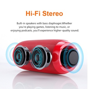 Portátil TG117 Sem Fio BT 5.0 Speaker Sistema De Som De Alto-falante Ao Ar Livre Estéreo 3D Música Surround Soundbar Alto-falantes Sem Fio