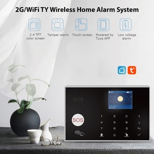 TY 2G/WiFi беспроводная домашняя система безопасности 2,4 дюймов TFT цветной сенсорный экран легко DIY пульт дистанционного управления SOS Противоугонная Сигнализация Противоугонная - Product Image 4