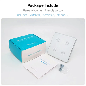 Doğrudan tedarik Smartthings anahtarı nötr gerekli tabee2mqtt 3.0 cam Panel dokunmatik kontrol Tasmota ev yardımcısı ile çalışır - Product Image 6