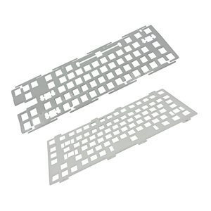 Kunden spezifische Präzisions-CNC-Bearbeitungs tastatur Aluminium CNC bunte Tastatur Cnc Mechanische Tastatur - Product Image 1