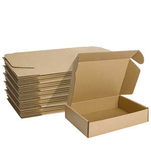 Biểu Tượng Tùy Chỉnh In Tái Chế Có Thể Gập Lại Sóng Cứng Nhắc Hộp Cho Kinh Doanh & Mua Sắm Bao Bì Sóng Vận Chuyển Hộp - Product Image 1