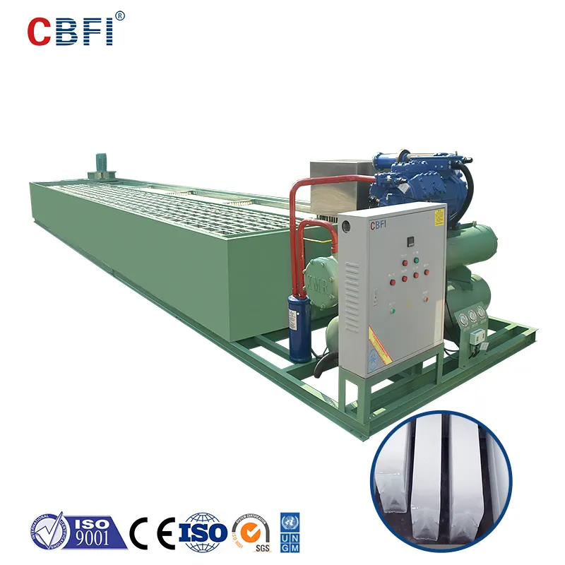 CBFI bobina de evaporador de tubo de bloque de máquina de hielo ahorro de energía Tipo de
