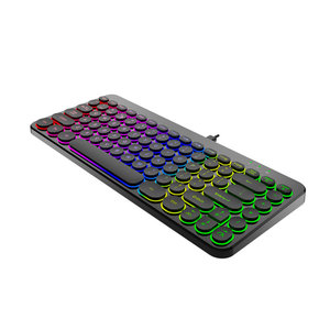 מותאם אישית rgb/הוביל תאורה אחורית משחקים מקלדת תומך צרפתית/אנגלית/ספרדית/הולנדית/קוריאנית/Russian-KBLW-002