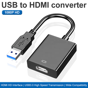 USB 3.0 to <strong>Hdmi</strong> Adapter Multi-Display Video Converter USB 3.0 Male to <strong>Hdmi</strong> Female Adapter 1080P USB to <strong>Hdmi</strong> Adapter for Laptop - Product Image 6