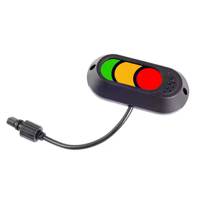 Caredrive Sistema de detección de punto ciego con pantalla de zumbador incorporado visual y audible a prueba de colisiones con 4 sensores