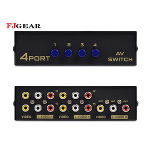 Factory Price Av Adapter <strong>Switcher</strong> <strong>4</strong> <strong>Input</strong> <strong>1</strong> <strong>Output</strong> Av Switch