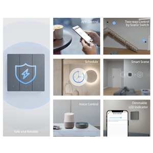 2022 nuovo Sonoff M5 SwitchMan 1/2/3 Gang interruttore a pulsante a parete telecomando Smart Light Timer Switch Alexa Google Home - Product Image 4