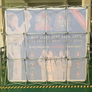 定制的弹出式织物展示架横幅支架，用于展览的贸易展览 - Product Image 3