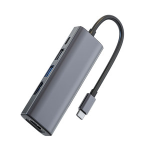 5合1 USB C集线器4K，适用于带OTP保护直流输出的笔记本电脑 - Product Image 2