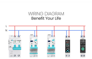 Función de medidor eléctrico TONGOU Tuya 1P Disyuntor inteligente Wifi inteligente para uso doméstico con multifunción - Product Image 2