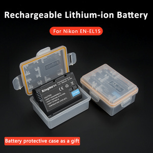 KingMa 高容量 1960mAh 可充电锂离子电池 EN-EL15 符合 EL15 尼康 D7000 D7100 D7200 D800 D800E D610