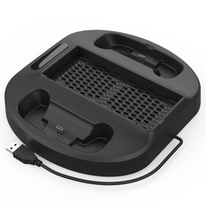 3つのUSBハブポート2コントローラー充電器ポート2冷却ファンを備えたXboxシリーズSゲームコンソール用の新しいスタンドドックステーション - Product Image 3