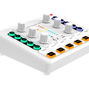 Nueva interfaz de audio Bluetooth M8 M Micrófono de audio y condensador Android móvil y una tarjeta de sonido de micrófono para dos micrófonos - Product Image 1