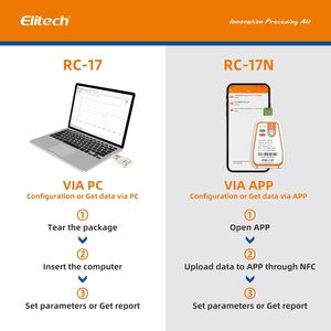 Elitech-grabador de temperatura de carga de RC-17, dispositivo USB de un solo uso, rastreador de temperatura de datos - Product Image 6