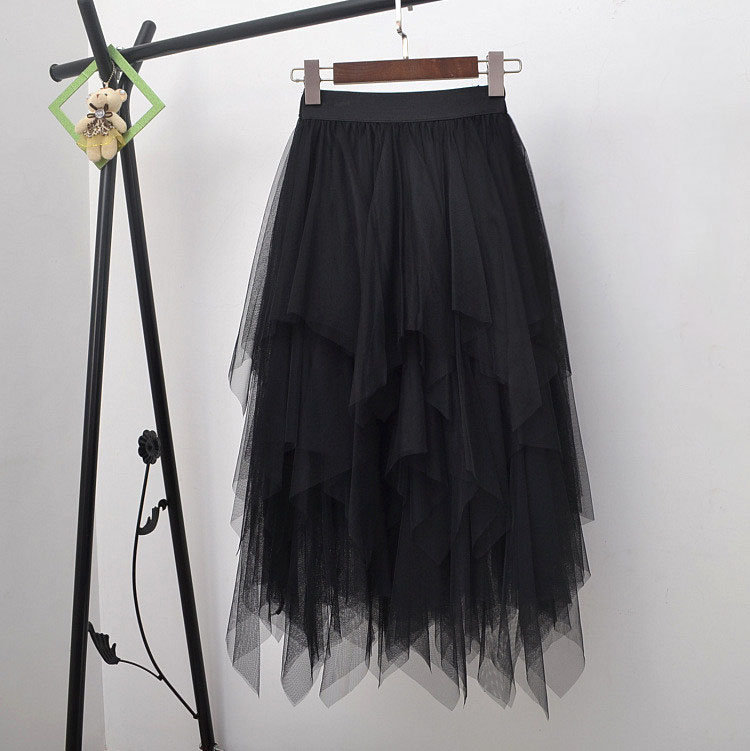 Black womens party skirt
