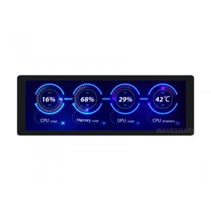 Himbeer-Pi 7,9-Zoll-IPS-Display 400 X1280 Pixel-HDMI-Schnitts telle aus gehärtetem Glas Optionale Touch-Funktion - Product Image 1