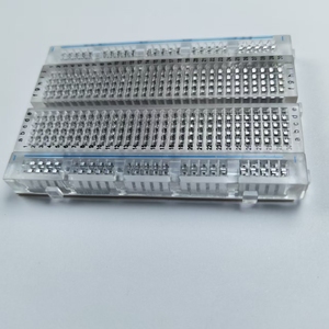 Lehimsiz Breadboard 400 Tie-point 8.2x5.5x0.85CM Arduino Shield prototipleme ve test kurulu için mükemmel