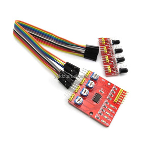 Fabrik preis 4-Kanal-Infrarotdetektor Tracking Line Hindernis vermeidung sensor modul Diy Smart Car Robot Tracking-Modul