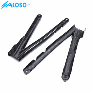 Akoso 100% 3K sợi carbon xe máy dưới ghế cơ thể khung bìa cho Yamaha MT09 fz09 2021- 2024 - Product Image 3