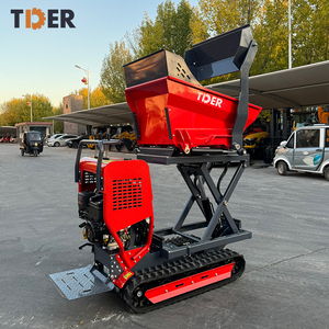 TDER工业小型柴油自装载迷你履带式运输车自卸车待售