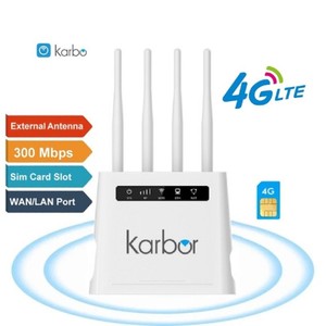 Karbor 4G LTE băng tần kép <span class=keywords><strong>Linksys</strong></span> Wifi <span class=keywords><strong>Router</strong></span> với cổng PoE khe cắm thẻ Sim 300Mbps tốc độ cao chức năng VPN để sử dụng nhà - Product Image 3