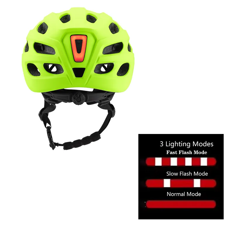สไตล์ใหม่ใบรับรอง CE CPSC หมวกกันน็อคจักรยานไฟฟ้าเพื่อการพักผ่อนพร้อมไฟ LED ที่ถอดออกได้บังแดดสําหรับผู้ใหญ่ผู้ชายผู้หญิง
