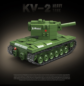 Army Building Blocks KV2 Heavy Panzer <strong>Soviet</strong> Tank <strong>Toy</strong> Bricks Set Military Brick Building <strong>Toy</strong> for World War 2 - Product Image 5