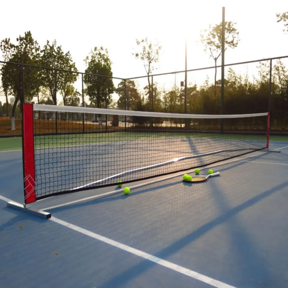 Hochleistungs-Indoor-Outdoor-Aluminiumst änder Mini Portable Training Tennis Net Set für Kinder