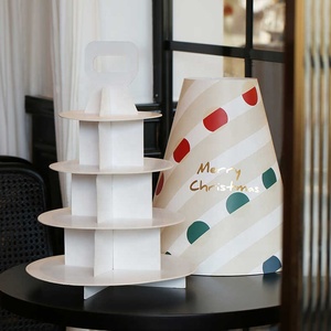 Transparent Cake <strong>Box</strong> French Pastry Dessert <strong>Box</strong> <strong>Display</strong> 6 &quot;8&quot; 10 &quot;12&quot; Heightened <strong>Double</strong> <strong>Layer</strong> Birthday Cake <strong>Box</strong> - Product Image 6