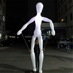 3.5m Lighting Movable Inflatable Alien Costume Walking <strong>Marionette</strong> Controllable Men Held Parade Puppet - Product Image 2