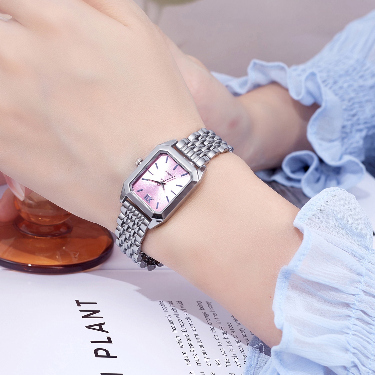 7 rosa argento