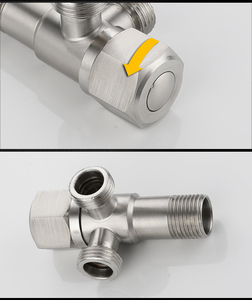 水流制御2ウェイクイックオープン壁掛けシングルコールドトイレ304ステンレス鋼アングルバルブ - Product Image 5