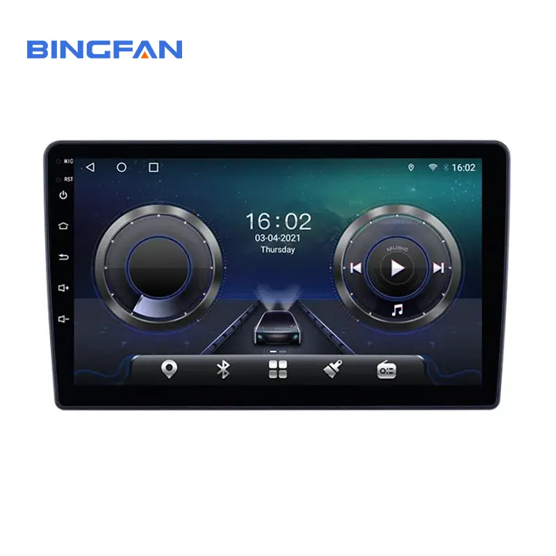 TS10 Sistem Android 10.0 8 Core 4 + 32 /6 + 64/6 + 128GB 9 Inci Mobil DVD Player 4G LTE Multimedia Video dengan DSP Carplay Nirkabel