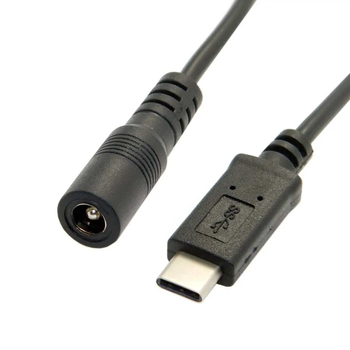 USB 3.1 Typ C USB-C zu DC 5,5 2,5 mm Power Jack Erweiterung Ladekabel für Air Pro 10 cm