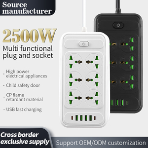 Wholesale Cheap 10A Extender Corded <strong>Socket</strong> Main <strong>Switch</strong> Extension Cable <strong>Socket</strong> Power <strong>Socket</strong> - Product Image 4