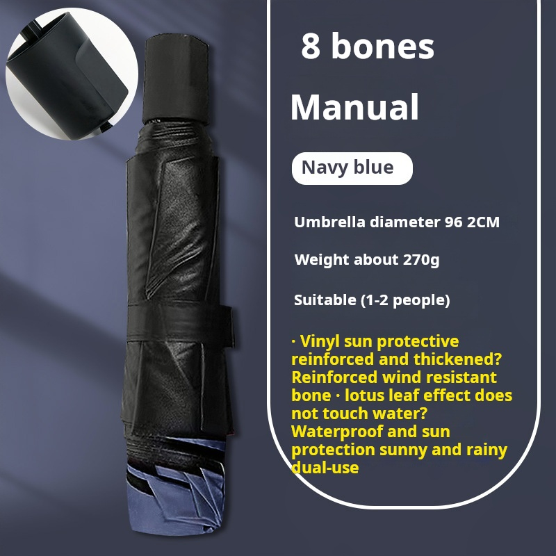 Parapluie manuel 8K (Marine)